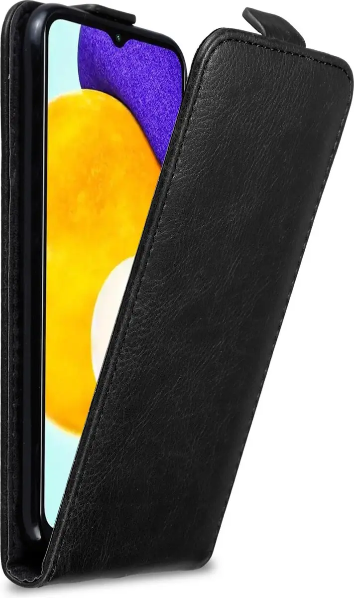 Cadorabo Hoesje geschikt voor Samsung Galaxy A13 5G in ZWARTE NACHT