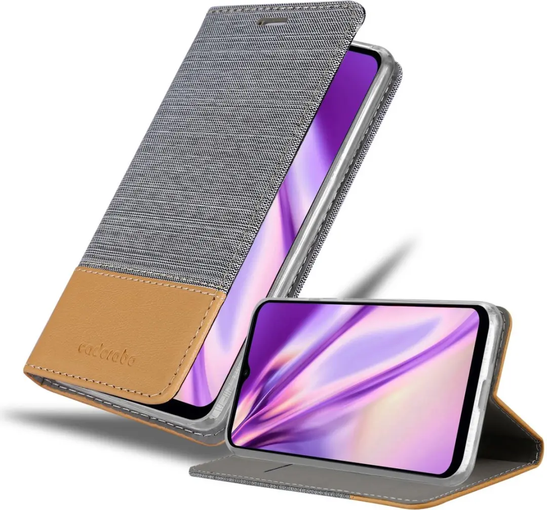 Cadorabo Hoesje geschikt voor Motorola MOTO G10 / G30 in LICHTGRIJS BRUIN