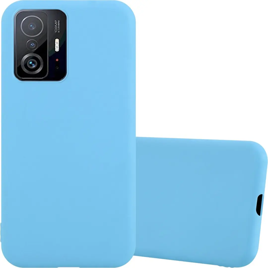 Cadorabo Hoesje geschikt voor Xiaomi 11T / 11T PRO in CANDY BLAUW