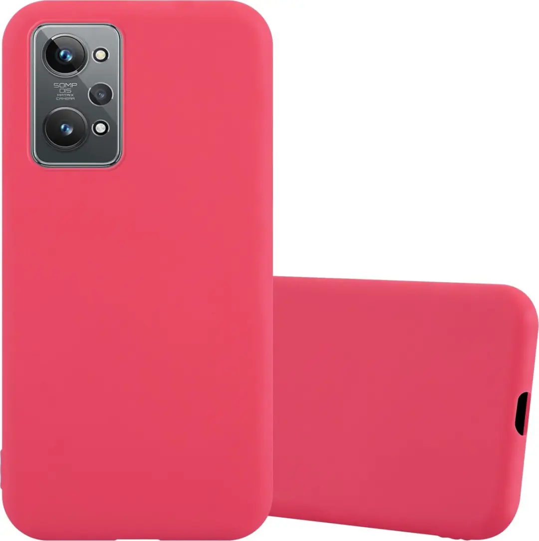 Cadorabo Hoesje geschikt voor Realme GT 2 / GT Neo 2 in CANDY ROOD