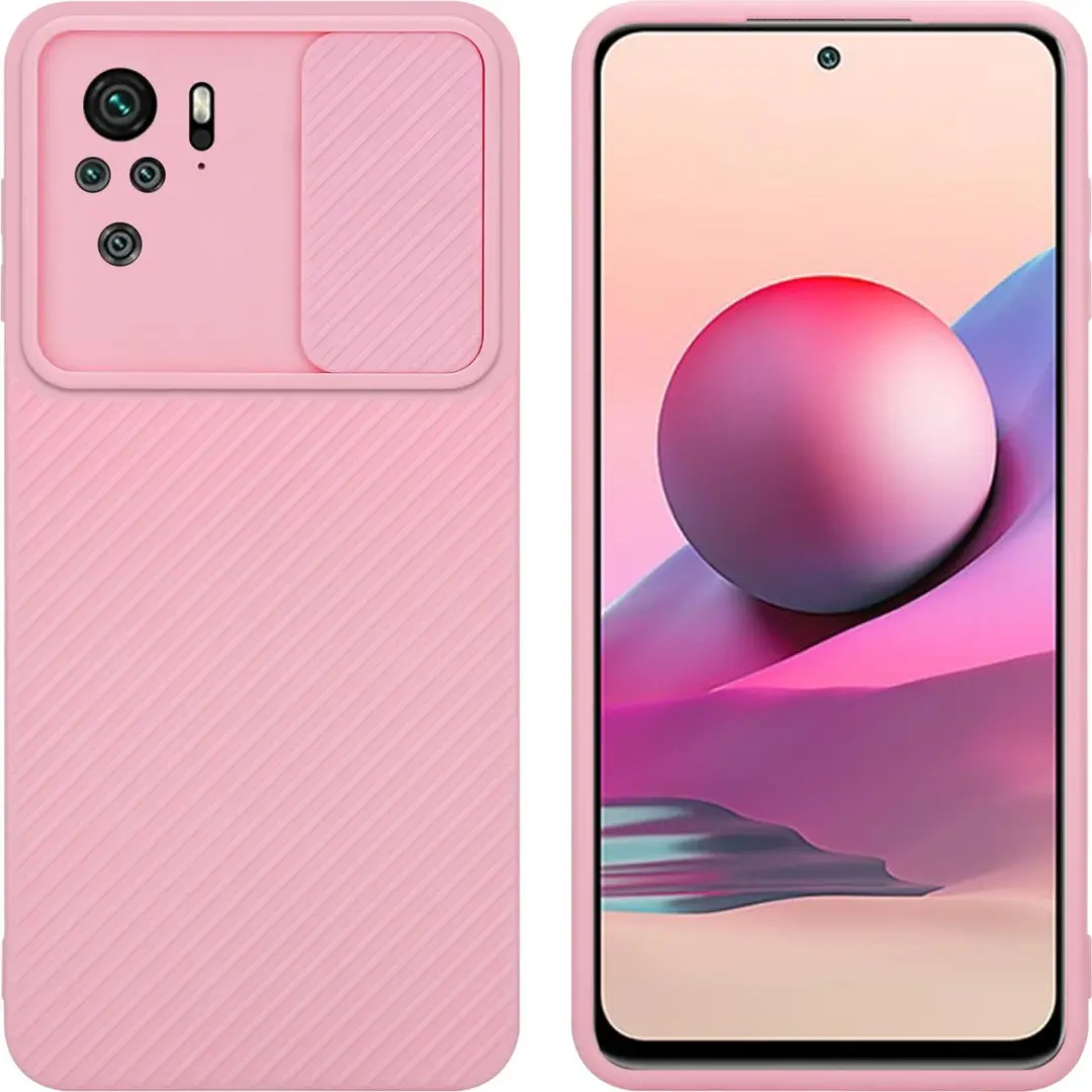 Cadorabo Hoesje geschikt voor Xiaomi RedMi NOTE 10 4G / RedMi NOTE 10S in Bonbon