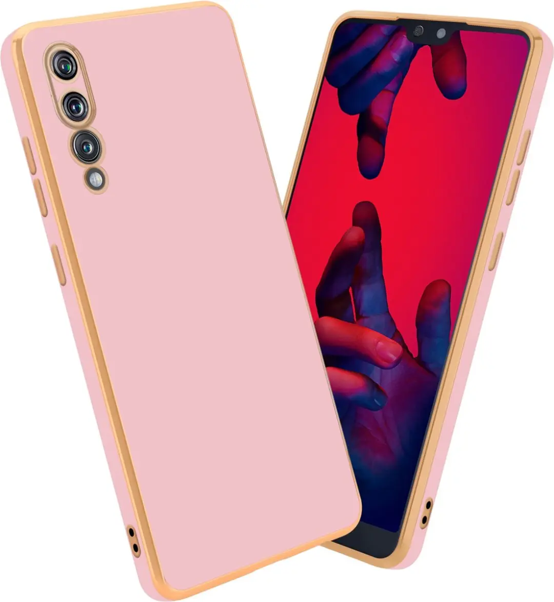 Cadorabo Hoesje geschikt voor Huawei P20 PRO / P20 PLUS in Glossy Roze