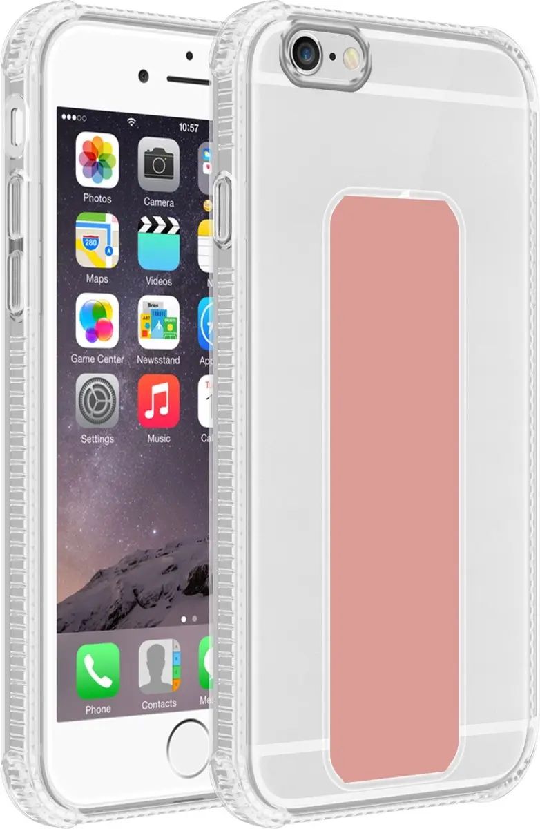Cadorabo Hoesje geschikt voor Apple iPhone 6 / 6S in ROZE
