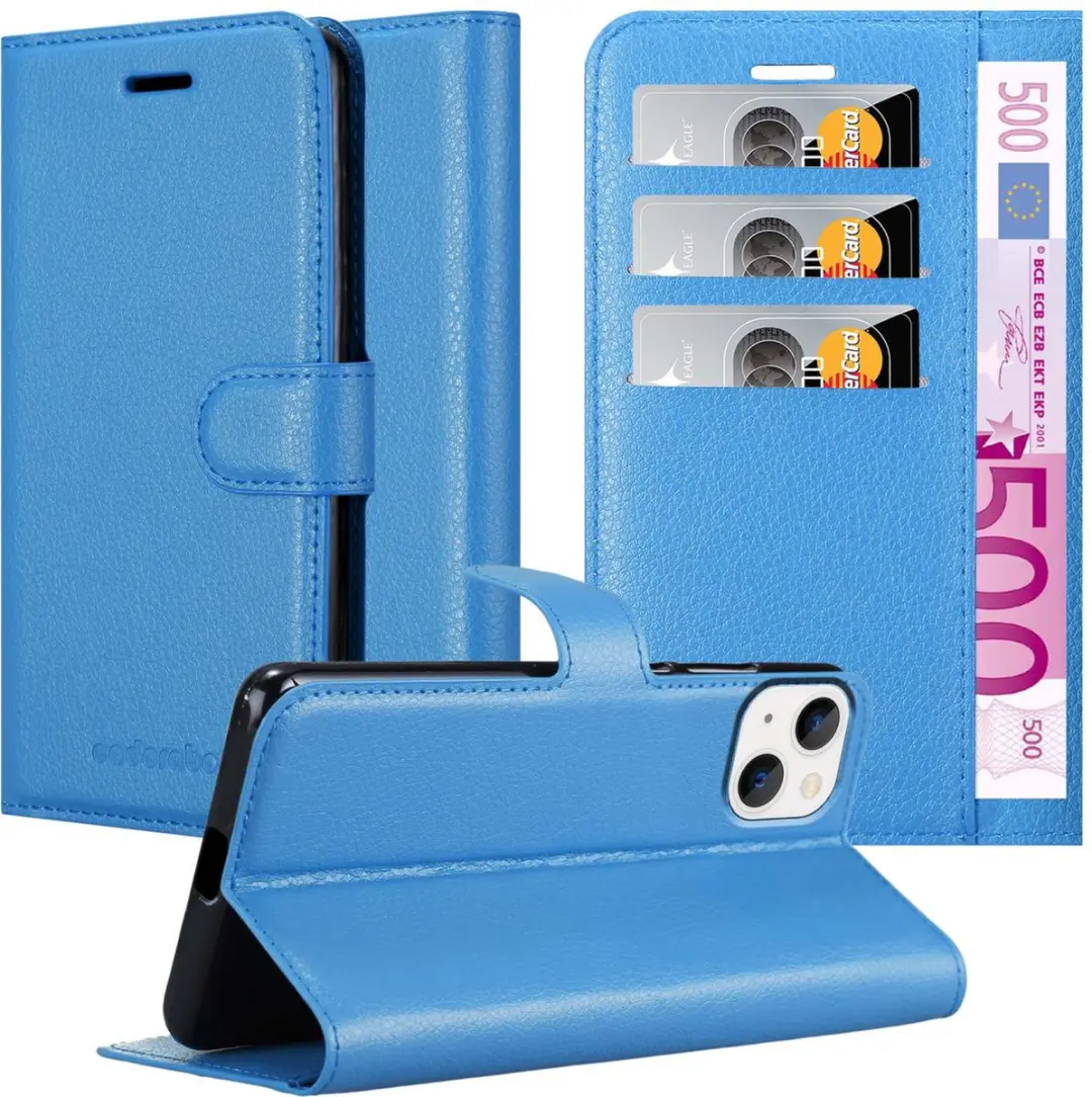 Cadorabo Hoesje geschikt voor Apple iPhone 14 PLUS in PASTEL BLAUW