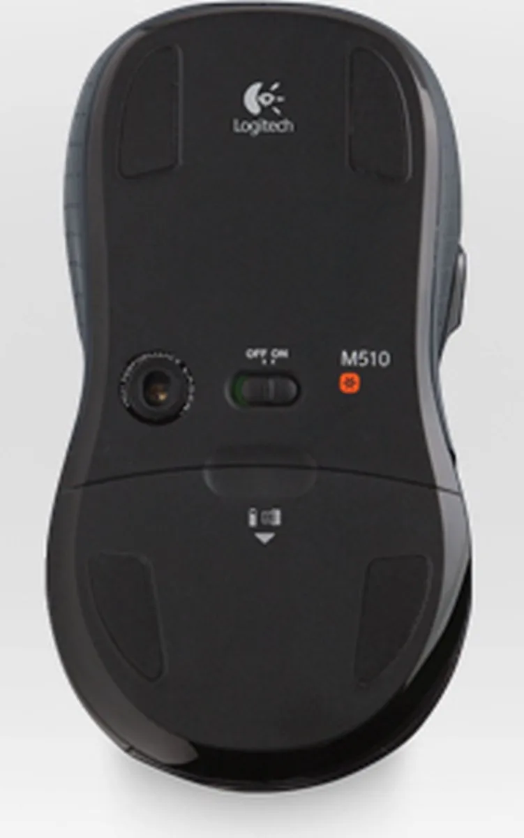 Logitech Muis 910-001822 - Draadloos 1000 DPI - 7 Knoppen - Zwart