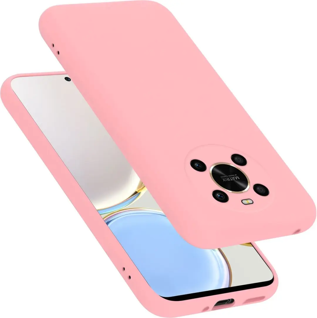 Cadorabo Hoesje geschikt voor Honor MAGIC 4 LITE in LIQUID ROZE
