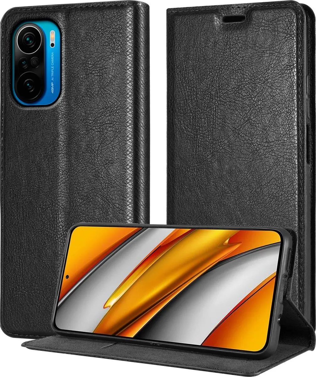 Cadorabo Hoesje geschikt voor Xiaomi Mi 11i / POCO F3 in ZWARTE NACHT