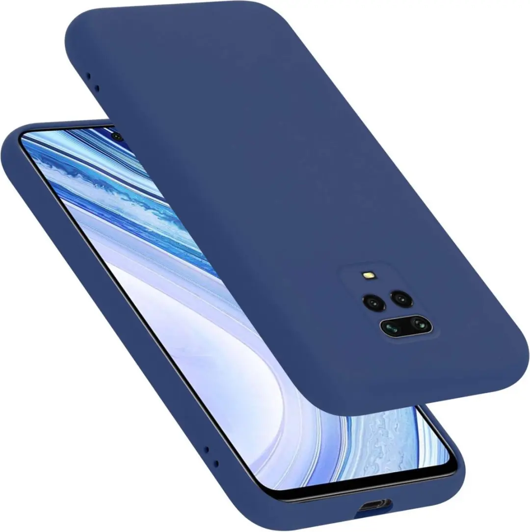 Cadorabo Hoesje geschikt voor Xiaomi RedMi NOTE 9 PRO / NOTE 9S in LIQUID BLAUW