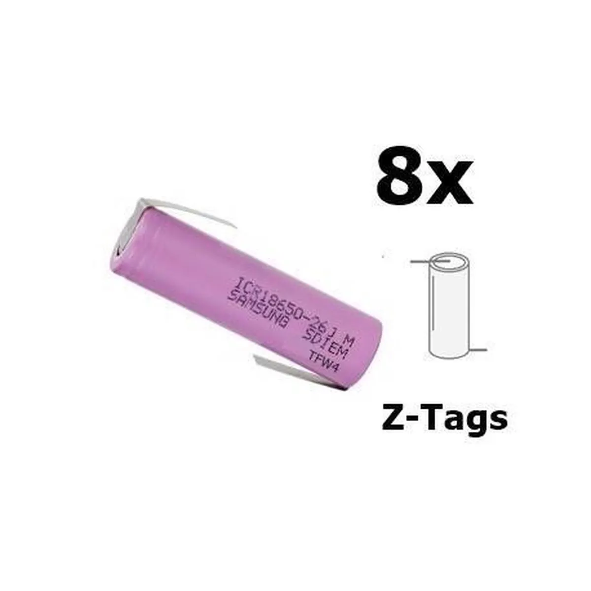 Samsung INR18650-30Q 3000mAh Accu - 12 Stuks
