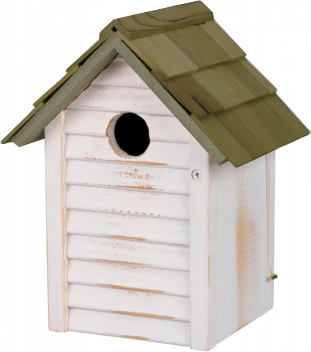 Trixie Nestkast Hout - Wit - Hangend - afbeelding 2 van 3