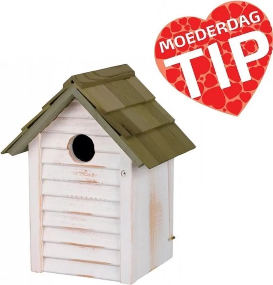 Trixie Nestkast Hout - Wit - Hangend - afbeelding 3 van 3