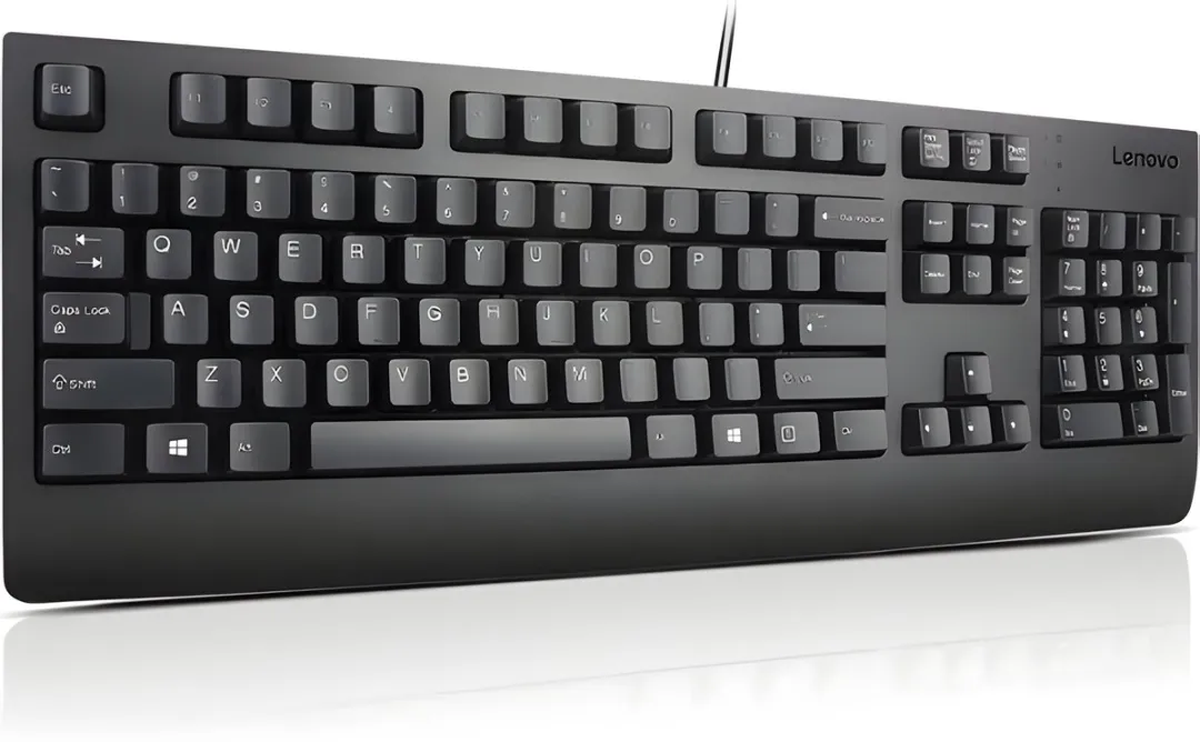 Lenovo SK-8827 Bedraad USB Toetsenbord - Qwerty US - Zwart