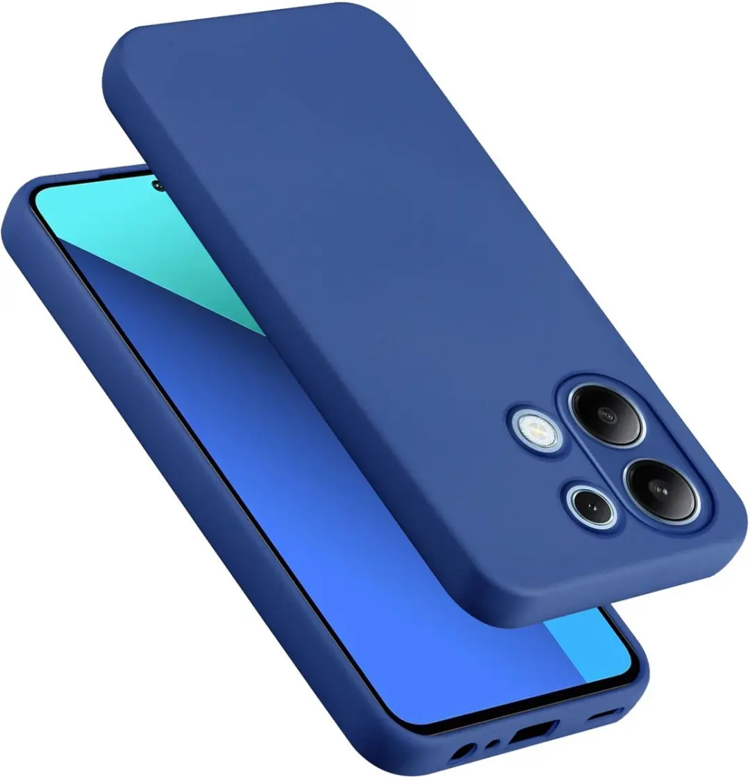 Cadorabo Hoesje geschikt voor Redmi Note 13 4G in LIQUID BLAUW