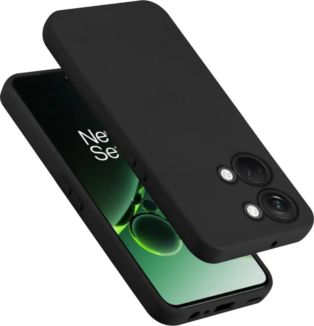 Cadorabo Hoesje geschikt voor OnePlus Nord 3 5G in LIQUID ZWART