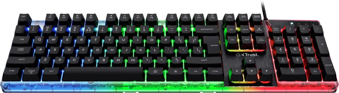 Trust GXT838 Azor Gaming Set - Toetsenbord & Muis - Bedraad - Zwart