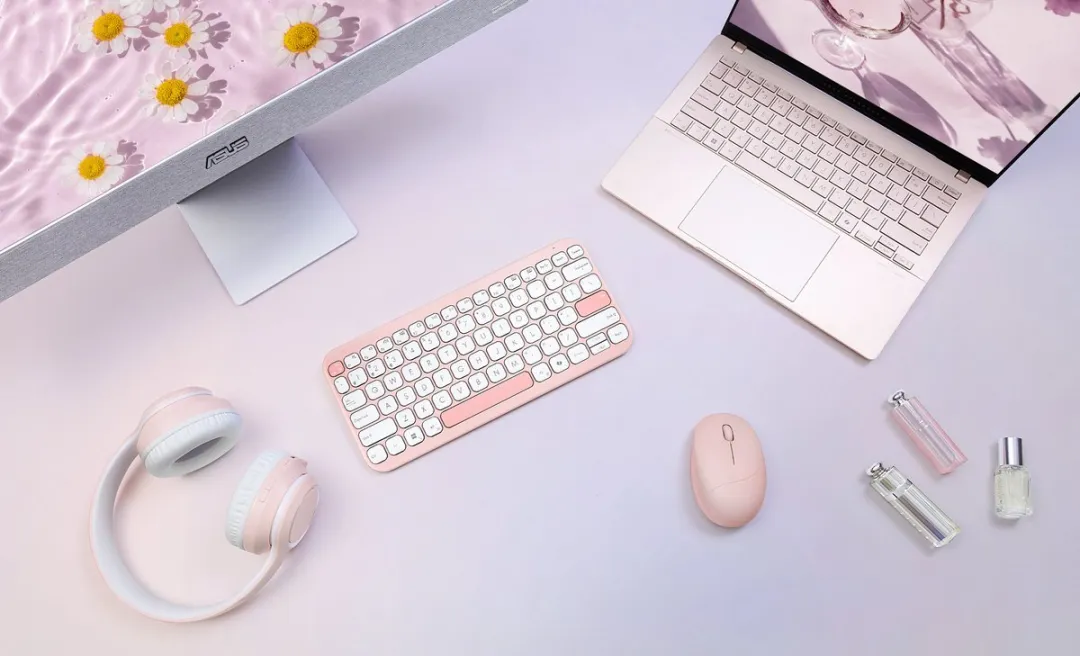 ASUS Fragrance Mouse MD101 90XB08U0-BMU010 Muis - Roze