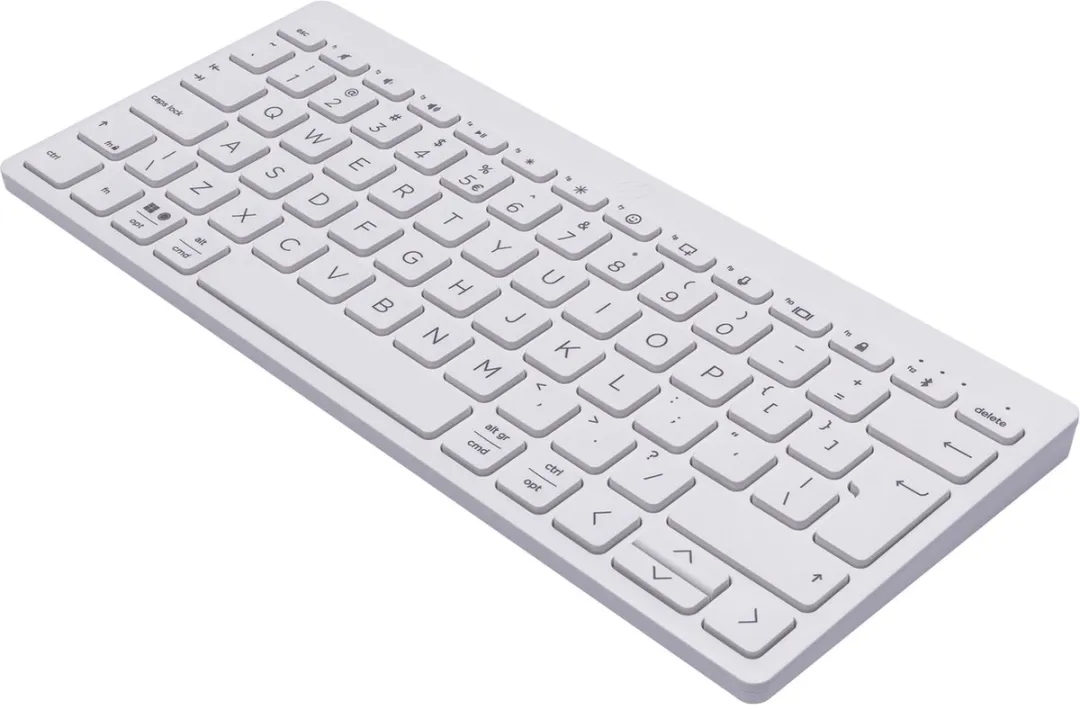 HP 350 Compact Multi-Device Bluetooth Keyboard QWERTY Wit