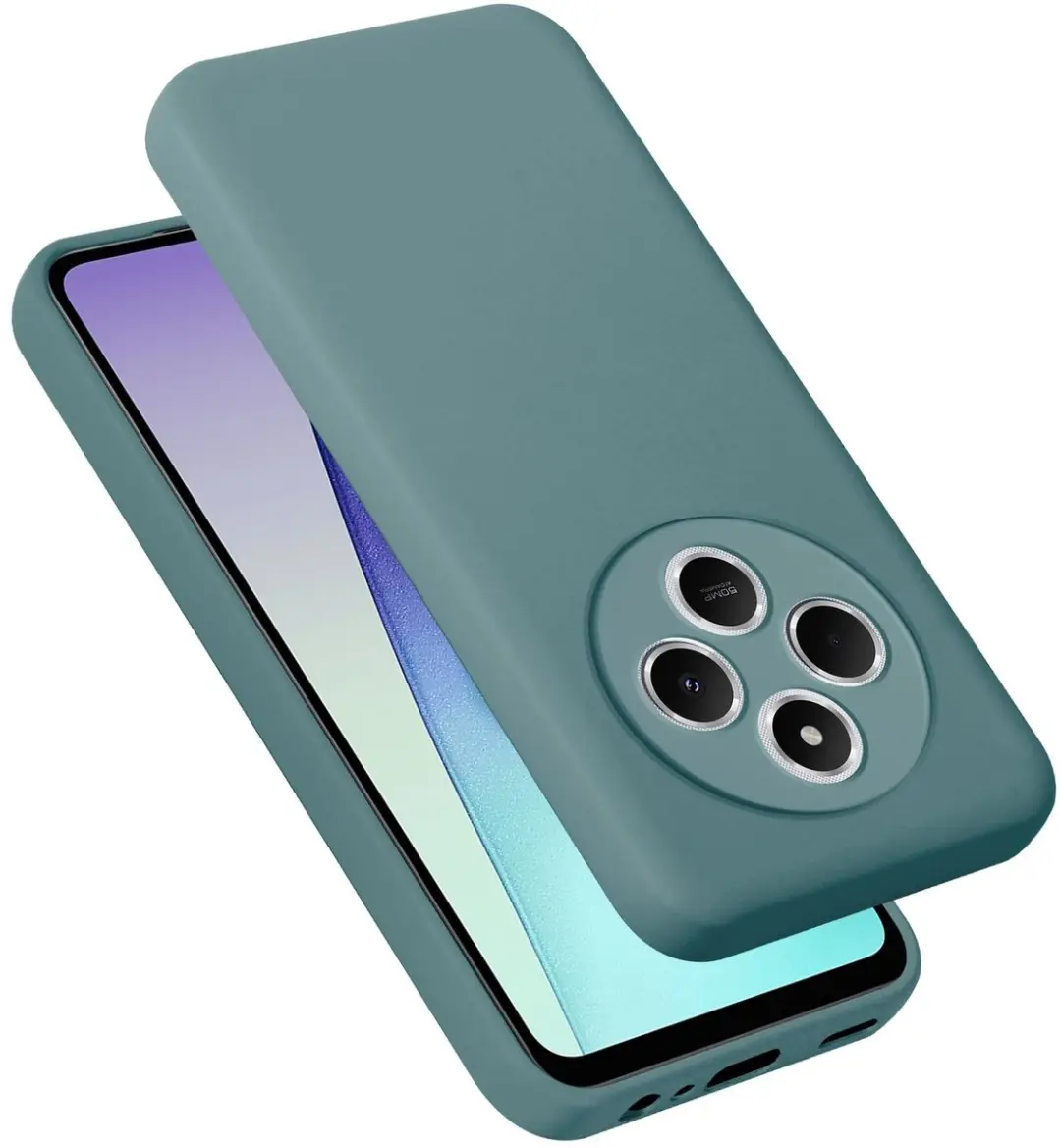 Cadorabo Hoesje geschikt voor Xiaomi RedMi 14C in LIQUID GROEN