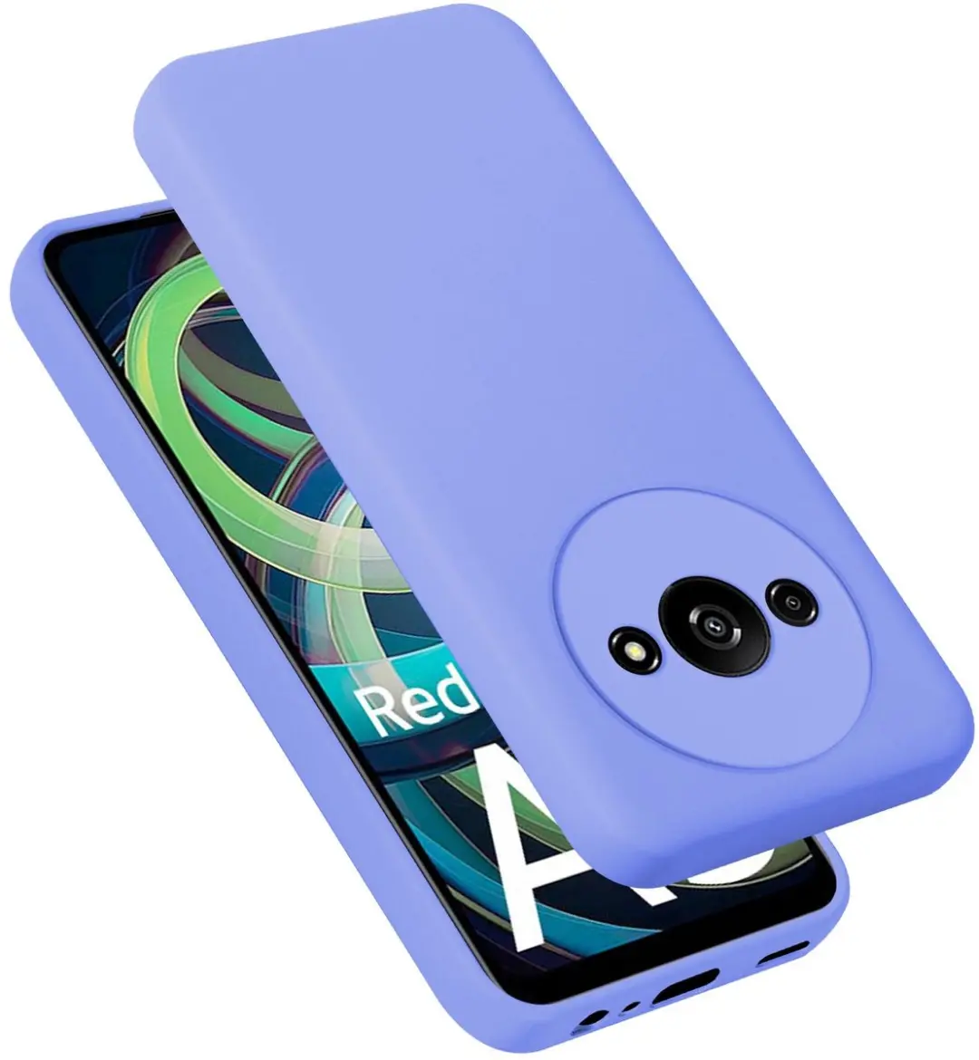 Cadorabo Hoesje geschikt voor Xiaomi RedMi A3 / A3X in LIQUID LICHT PAARS