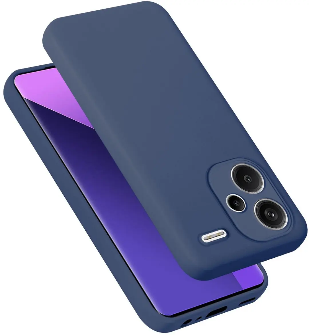 Cadorabo Hoesje geschikt voor Xiaomi Redmi Note 13 Pro Plus in LIQUID BLAUW