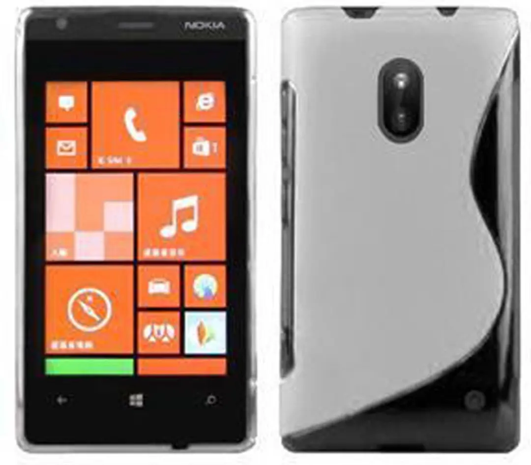 Cadorabo Hoesje geschikt voor Nokia Lumia 620 in MAGNESIUM WIT