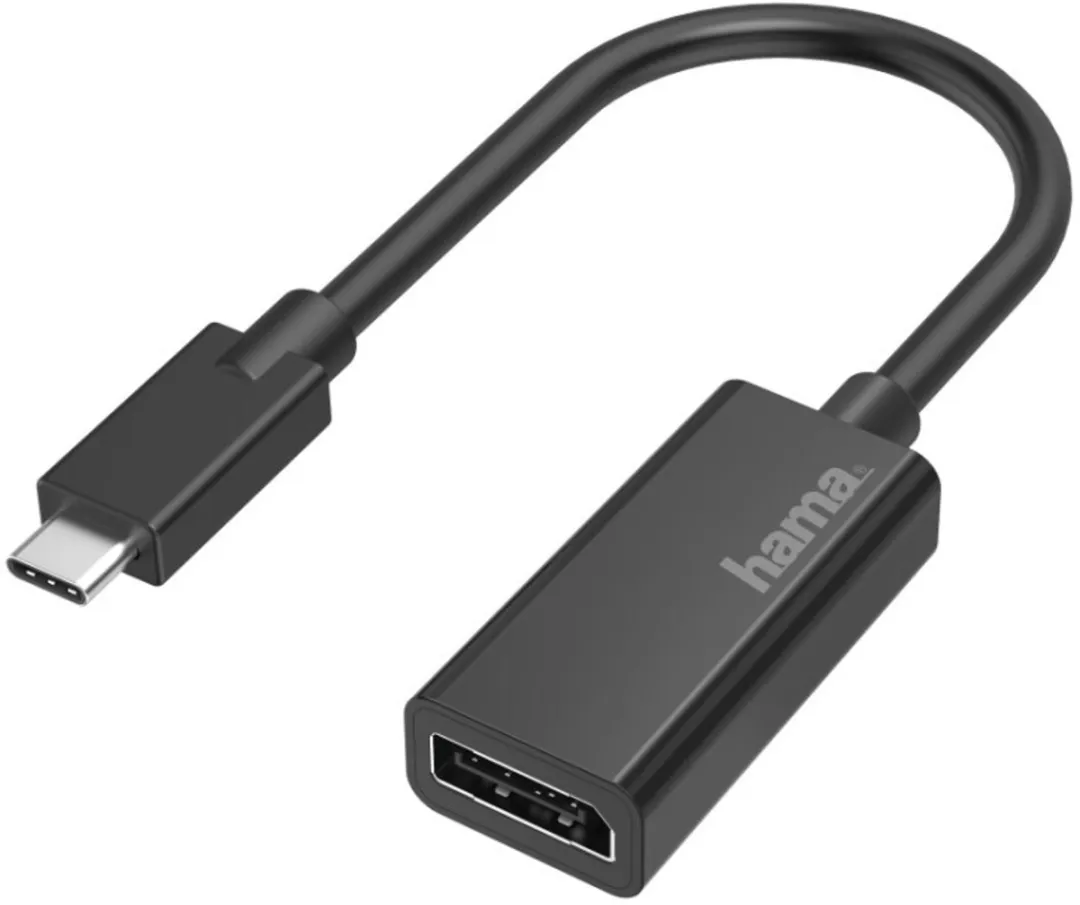 Hama 00200314 USB-C naar DisplayPort Adapter - Zwart