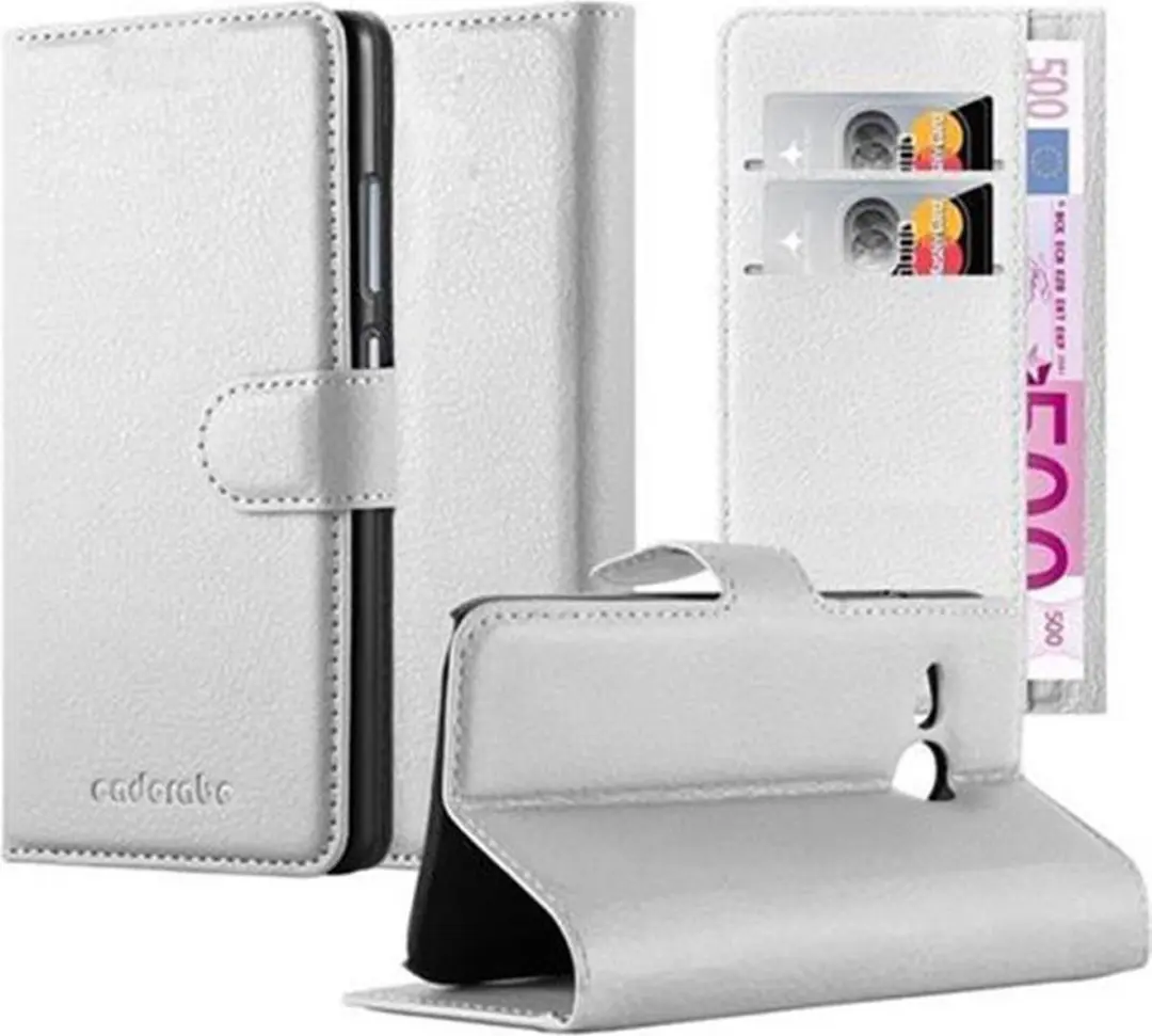 Cadorabo Hoesje geschikt voor HTC ONE M8 MINI in ARCTISCH WIT