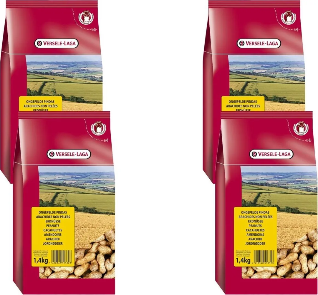 Versele-Laga Ongepelde Pinda's 5.6kg (4x1.4kg)