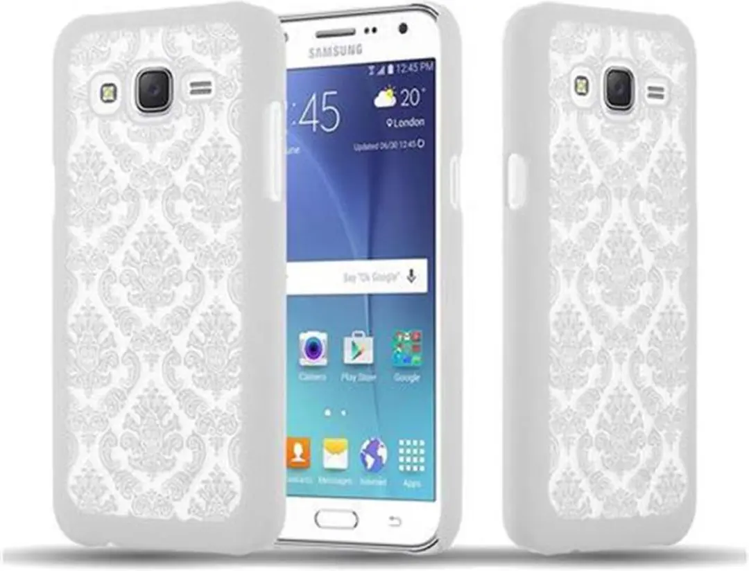 Cadorabo Hoesje geschikt voor Samsung Galaxy J5 2015 in WIT