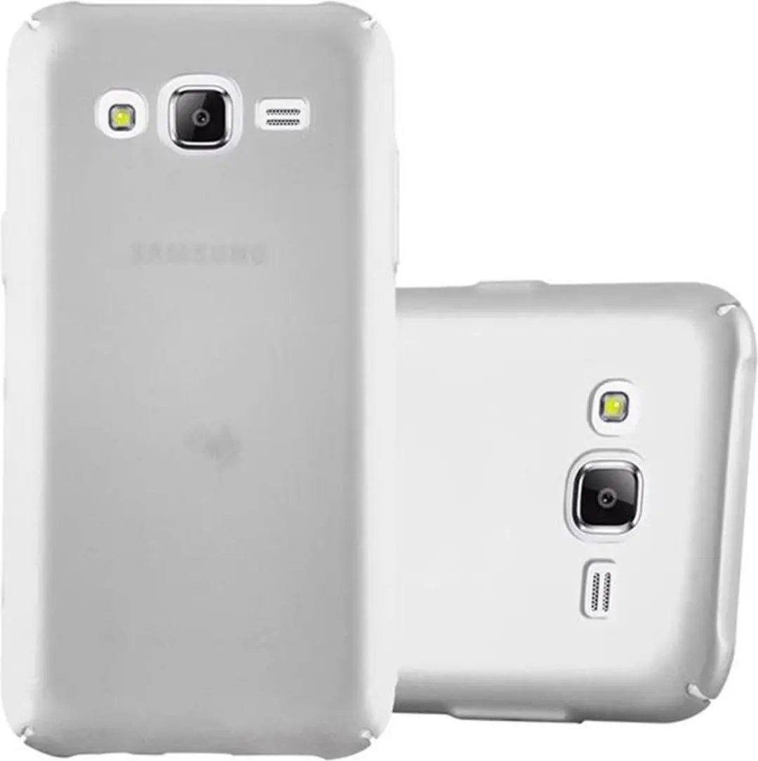 Cadorabo Hoesje geschikt voor Samsung Galaxy J5 2015 in METAAL ZILVER