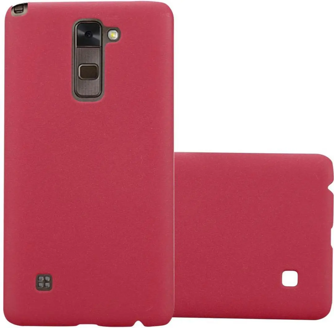 Cadorabo Hoesje geschikt voor LG STYLUS 2 in FROSTY ROOD