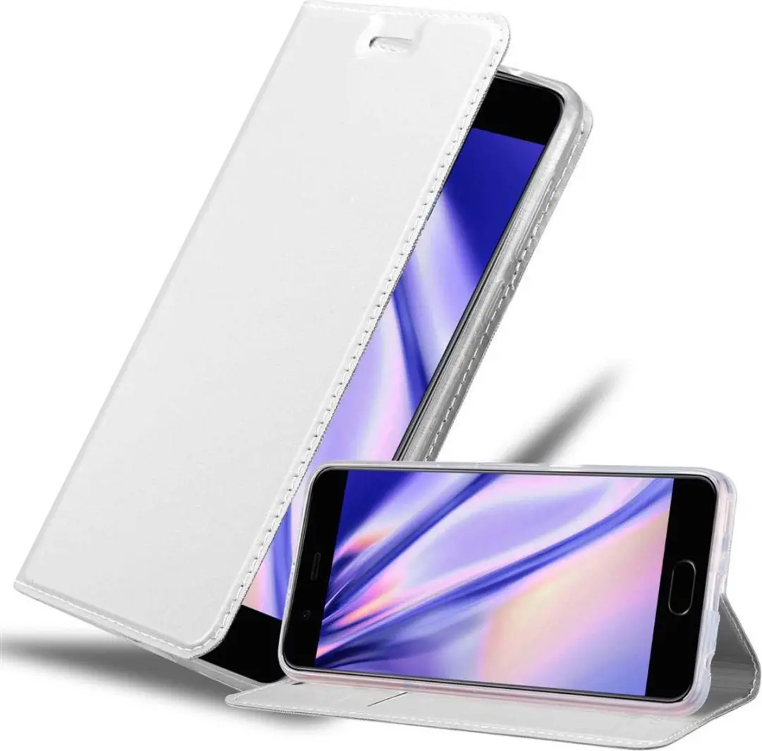 Cadorabo Hoesje geschikt voor Huawei P10 PLUS in CLASSY ZILVER