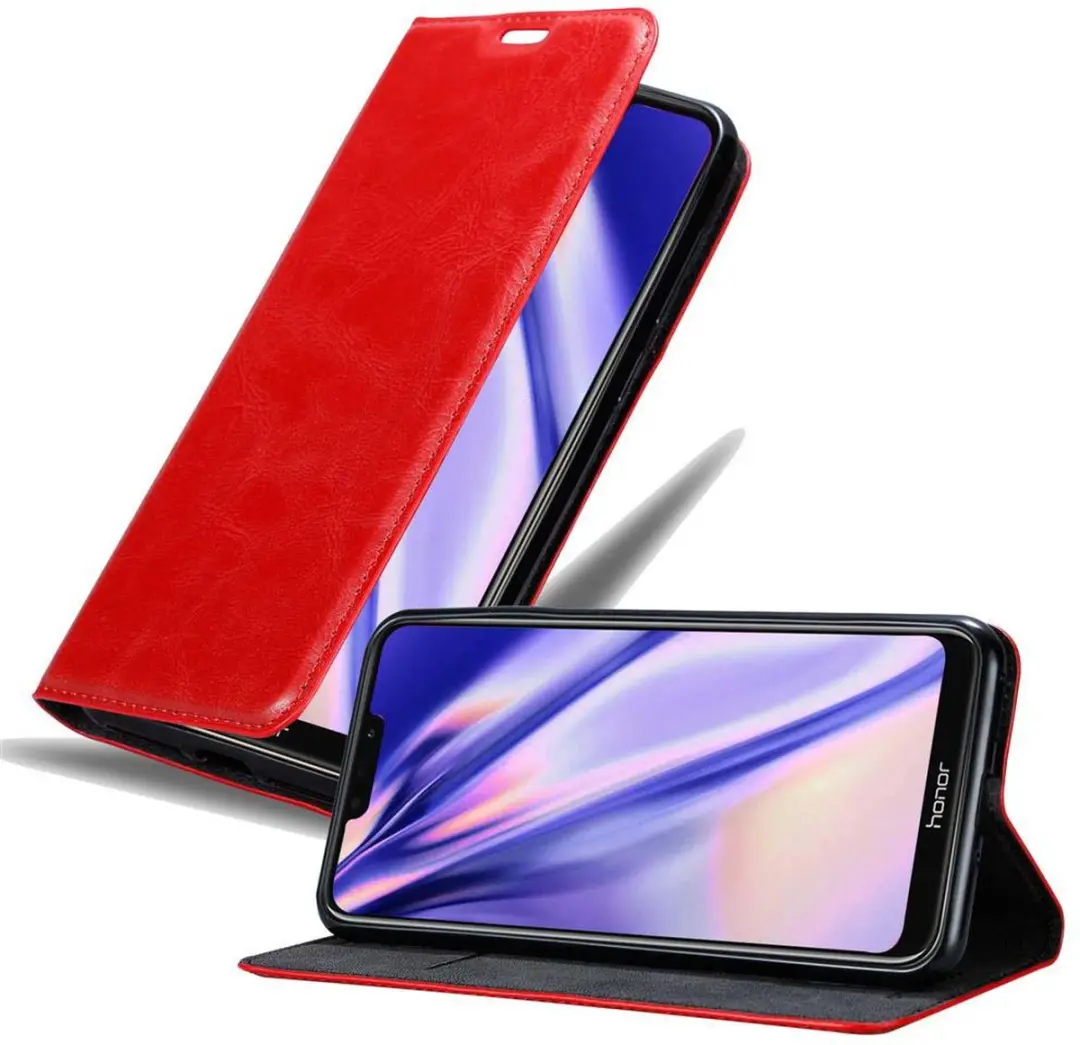 Cadorabo Hoesje geschikt voor Honor 8C in APPEL ROOD