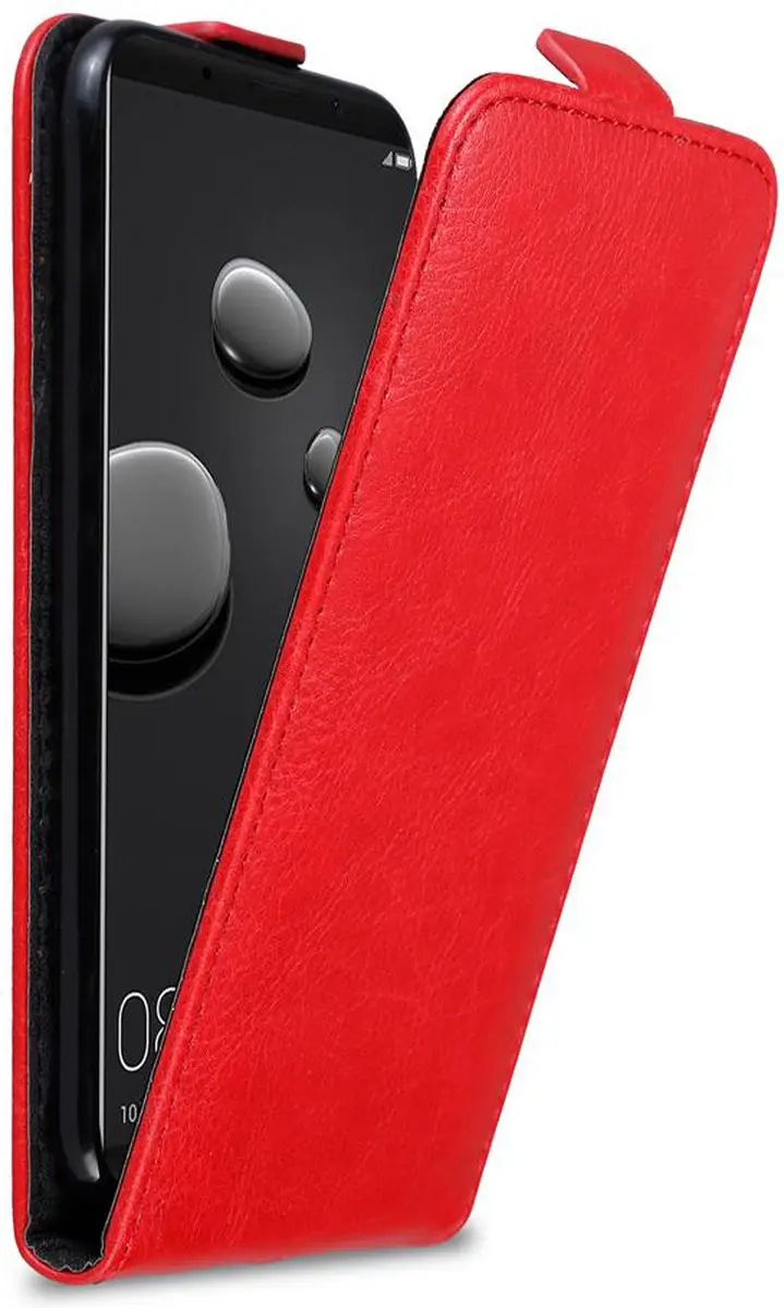 Cadorabo Hoesje geschikt voor Huawei MATE 10 PRO in APPEL ROOD