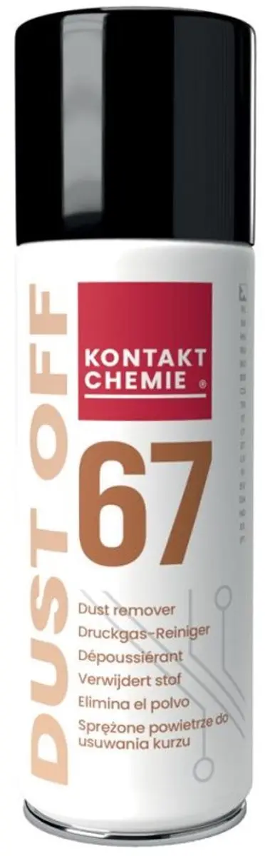 KONTAKT CHEMIE perslucht reiniger DUST OFF 67, niet ontvlambaar, olievrij, 200 m