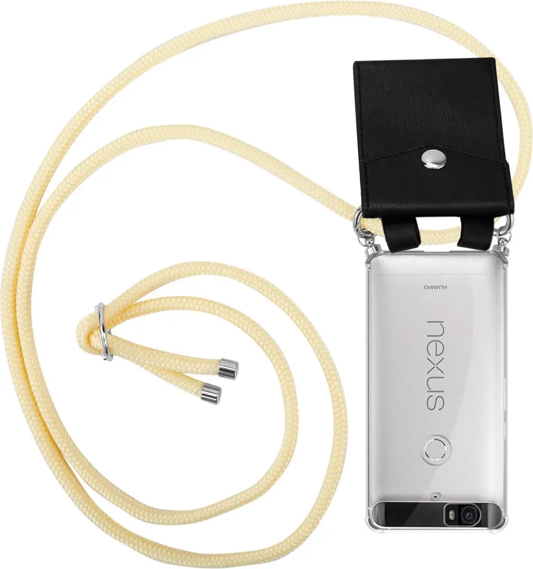 Cadorabo Hoesje geschikt voor Huawei Google NEXUS 6P in ROOM BEIGE