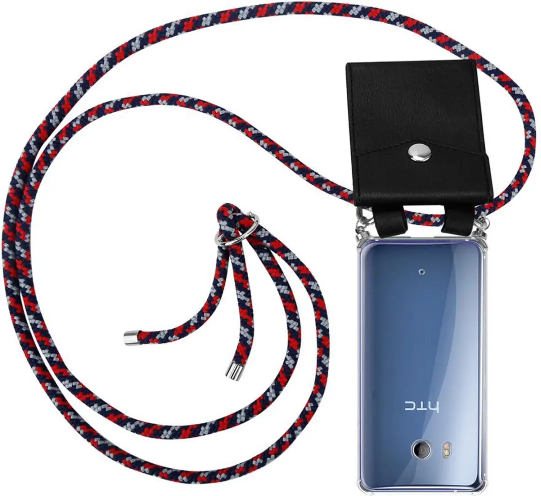 Cadorabo Hoesje geschikt voor HTC OCEAN / U11 in ROOD BLAUW WIT