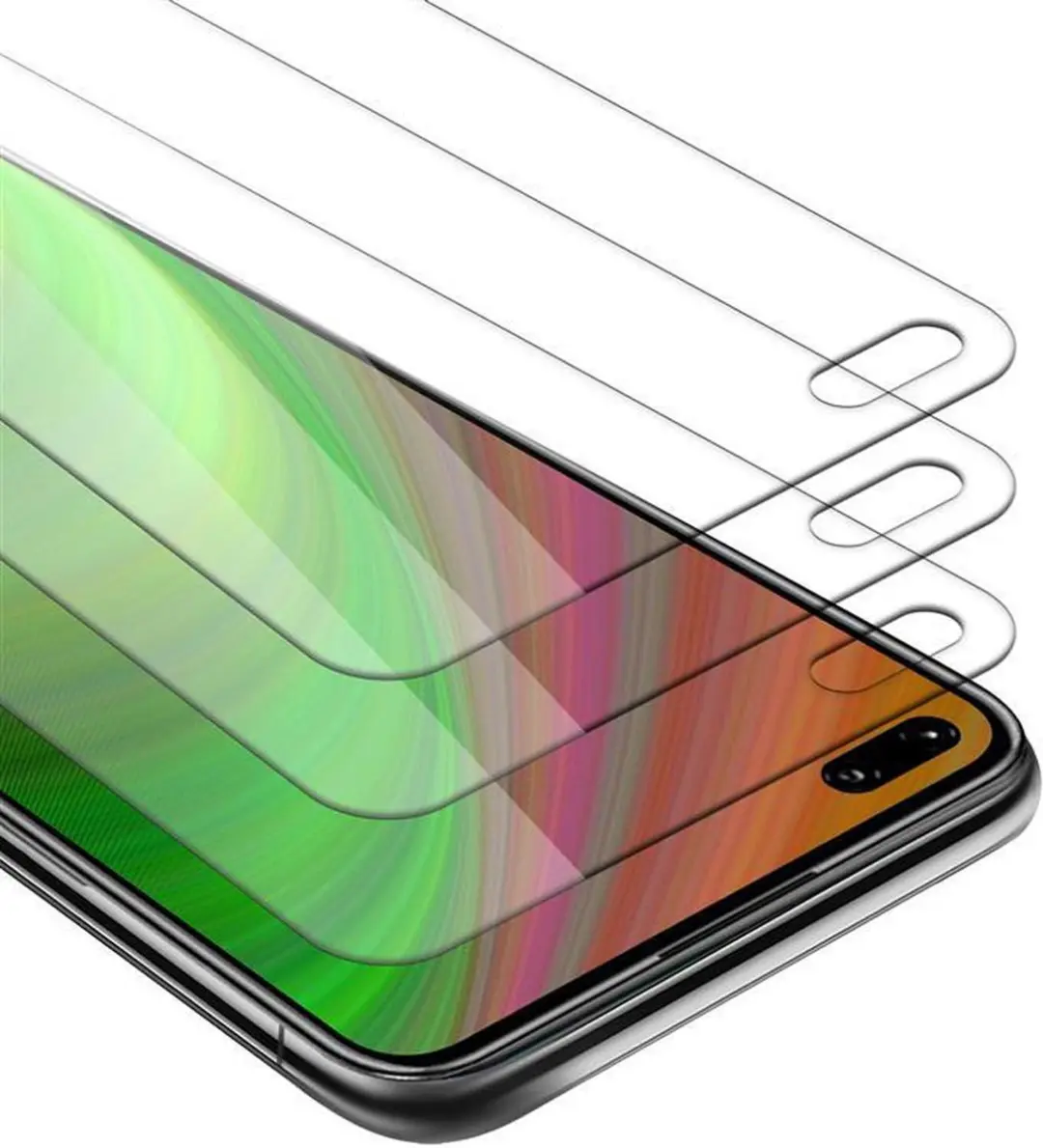 Cadorabo 3x Screenprotector geschikt voor Honor View 30 PRO