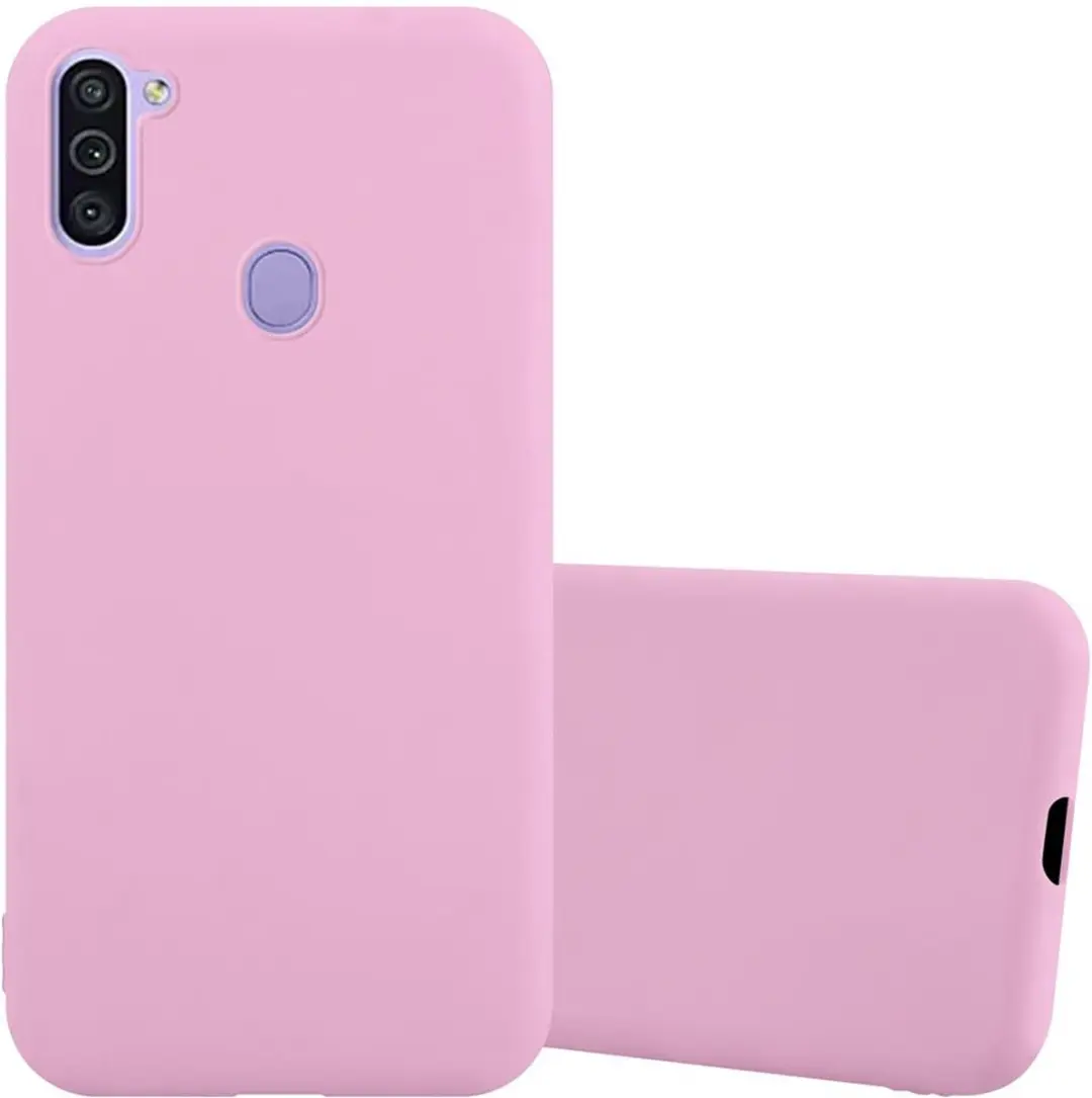 Cadorabo Hoesje geschikt voor Samsung Galaxy A11 / M11 in CANDY ROZE
