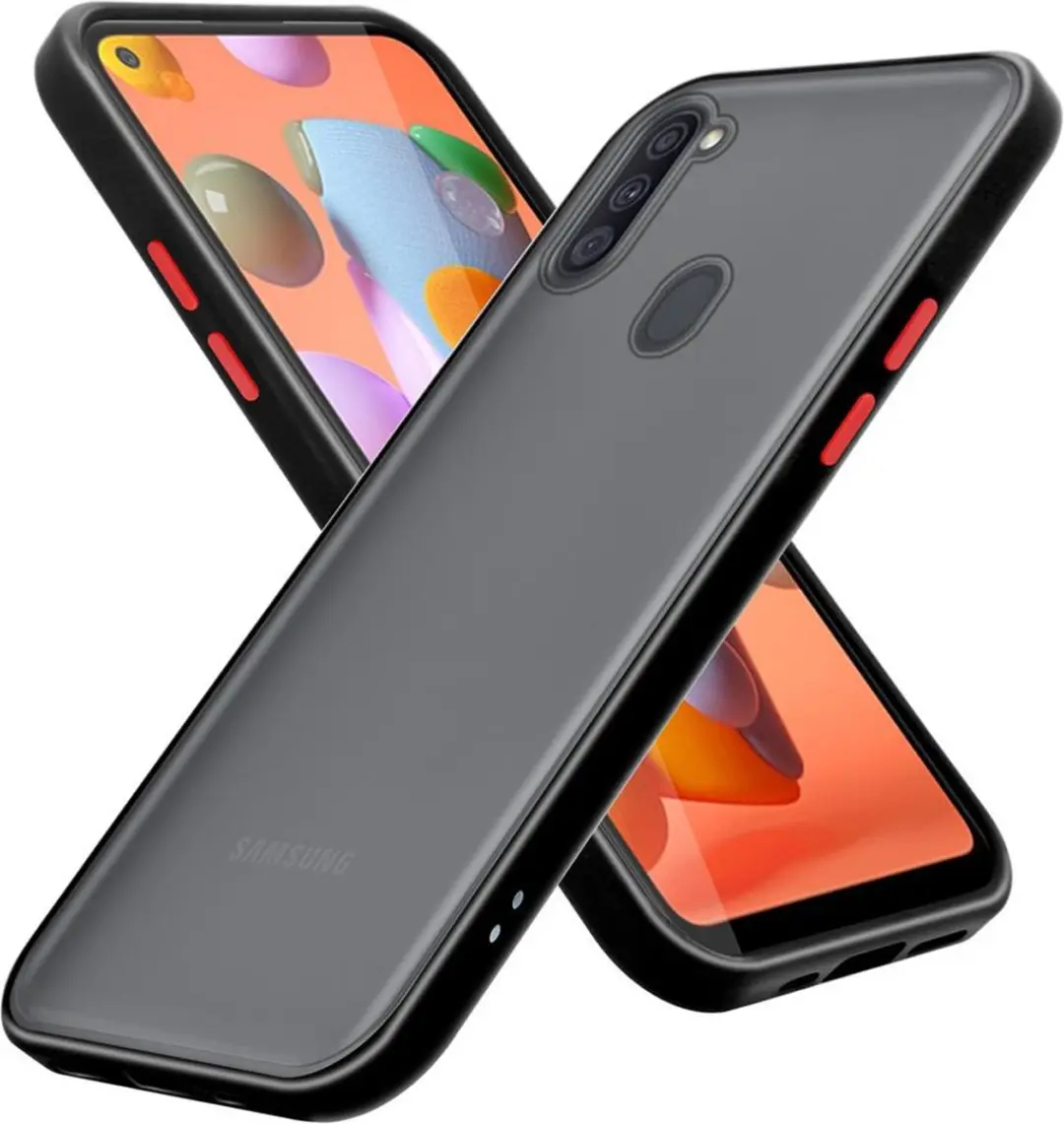 Cadorabo Hoesje geschikt voor Samsung Galaxy A11 / M11 in Mat Zwart