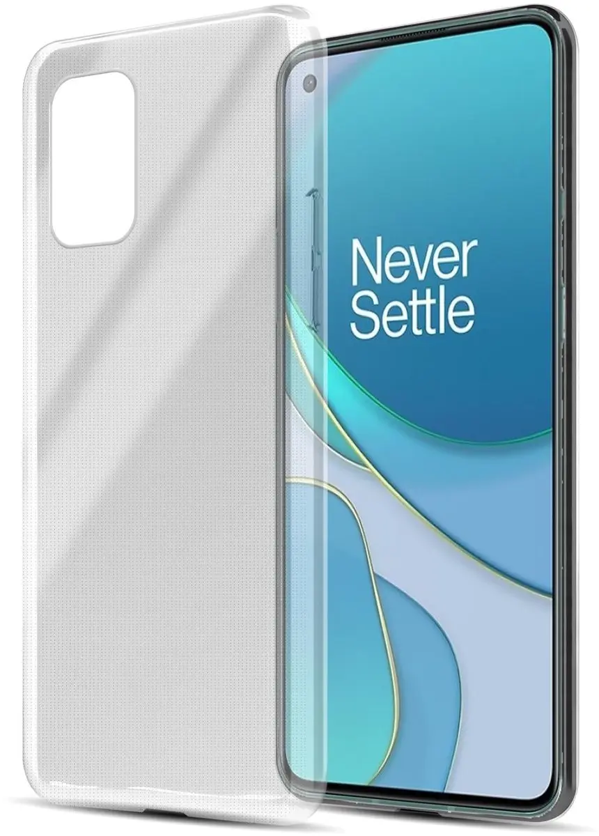 Cadorabo Hoesje geschikt voor OnePlus 8T in VOLLEDIG TRANSPARANT