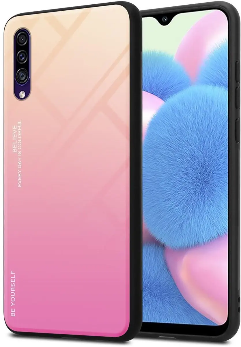 Cadorabo Hoesje geschikt voor Samsung Galaxy A50 4G / A50s / A30s in GEEL
