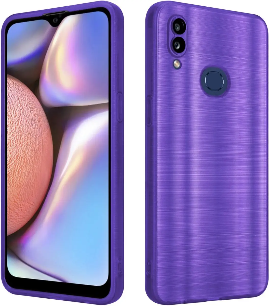 Cadorabo Hoesje geschikt voor Samsung Galaxy A10s / M01s in Brushed Paars
