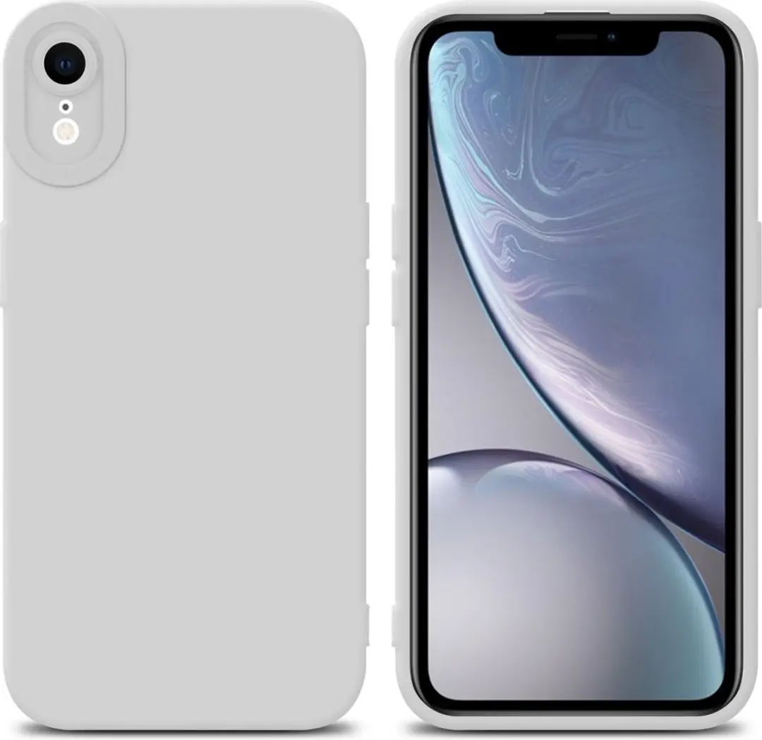 Cadorabo Hoesje geschikt voor Apple iPhone XR in FLUID WIT