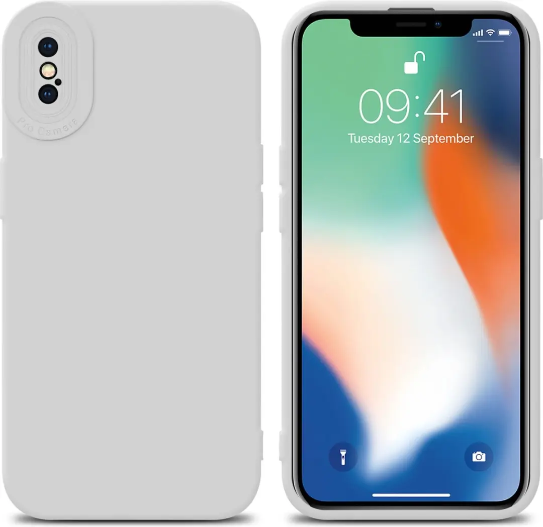 Cadorabo Hoesje geschikt voor Apple iPhone XS MAX in FLUID WIT
