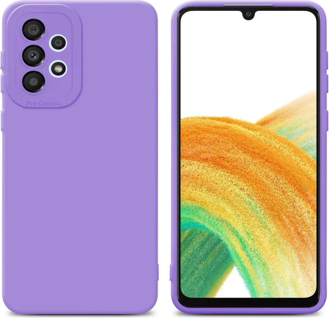 Cadorabo Hoesje geschikt voor Samsung Galaxy A32 4G in FLUID LICHT PAARS
