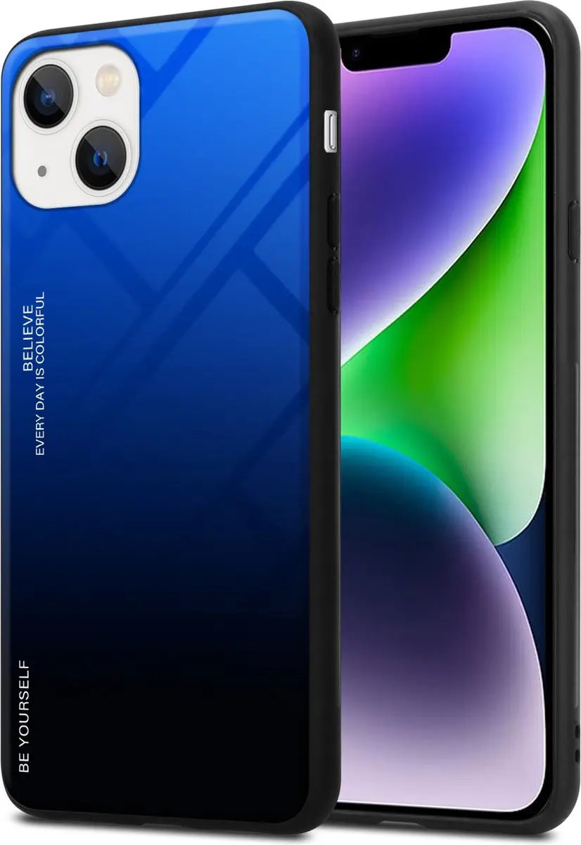 Cadorabo Hoesje geschikt voor Apple iPhone 14 PLUS in BLAUW