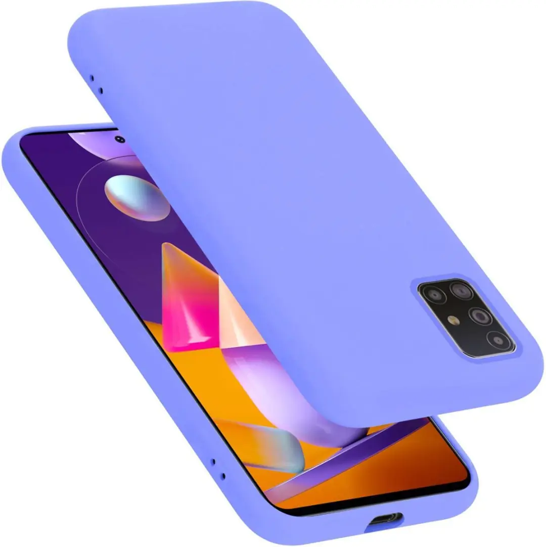 Cadorabo Hoesje geschikt voor Samsung Galaxy M31s in LIQUID LICHT PAARS
