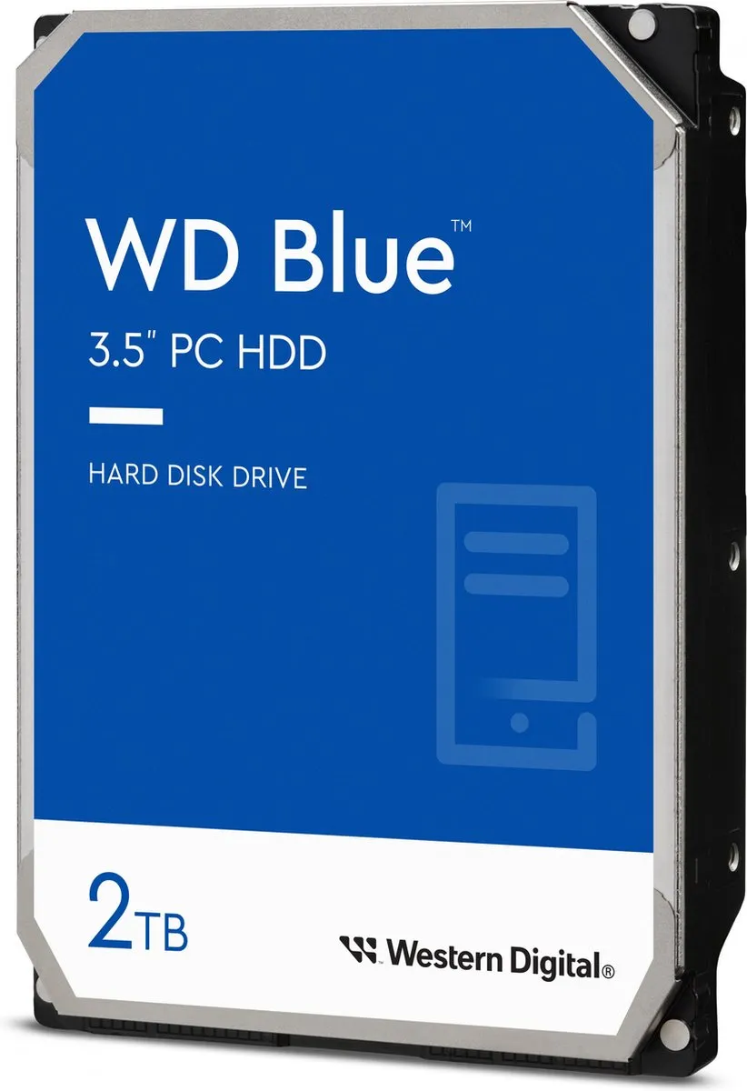 Western Digital Blue WD20EARZ Harde Schijf 2TB 5400 RPM