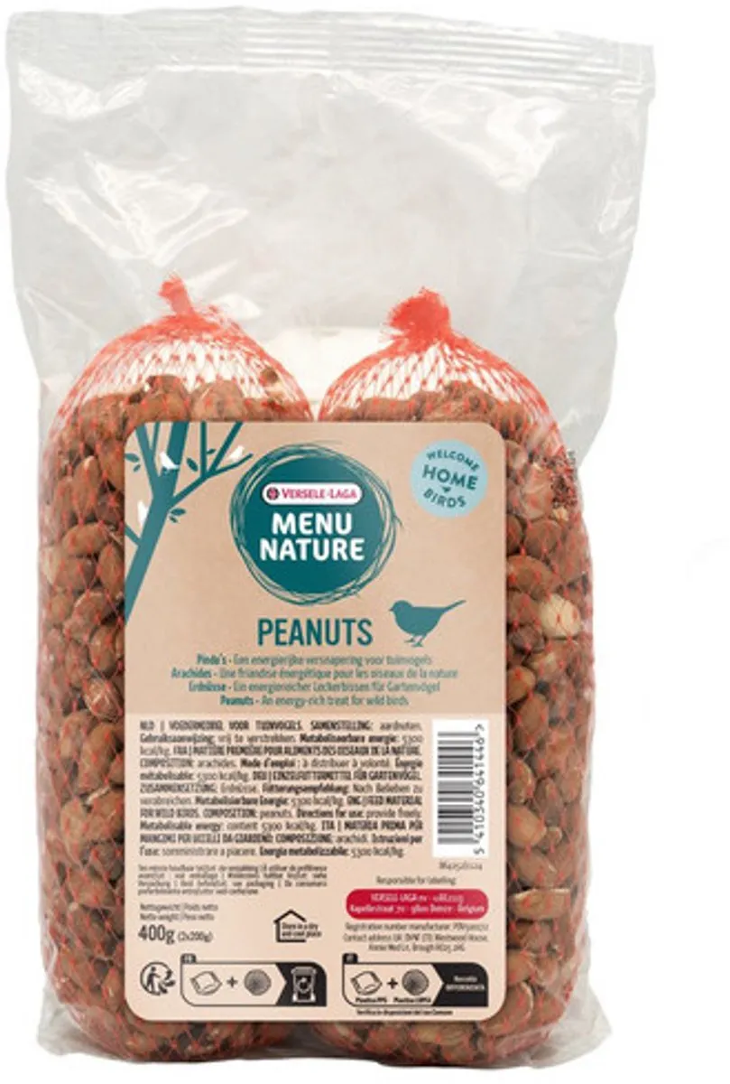 Versele-Laga Menu Nature Pindanetje Gepeld 200g